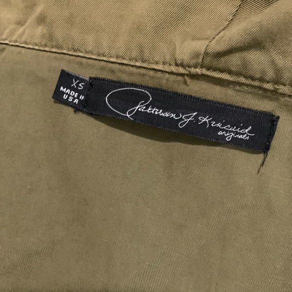 patterson j kincaid olive green utility jacket - Picture 4 of 5